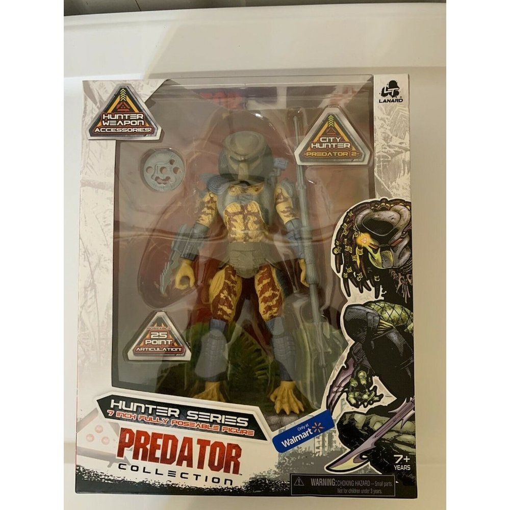 New Lanard City Hunter Predator 7” Battle Action Figure Walmart Exclusive toy‎